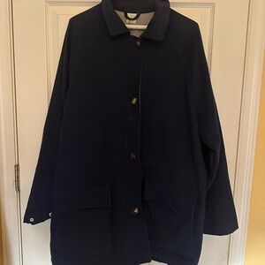 Men’s LORO PIANA Navy Blue 100% CASHMERE Jacket Coat XL